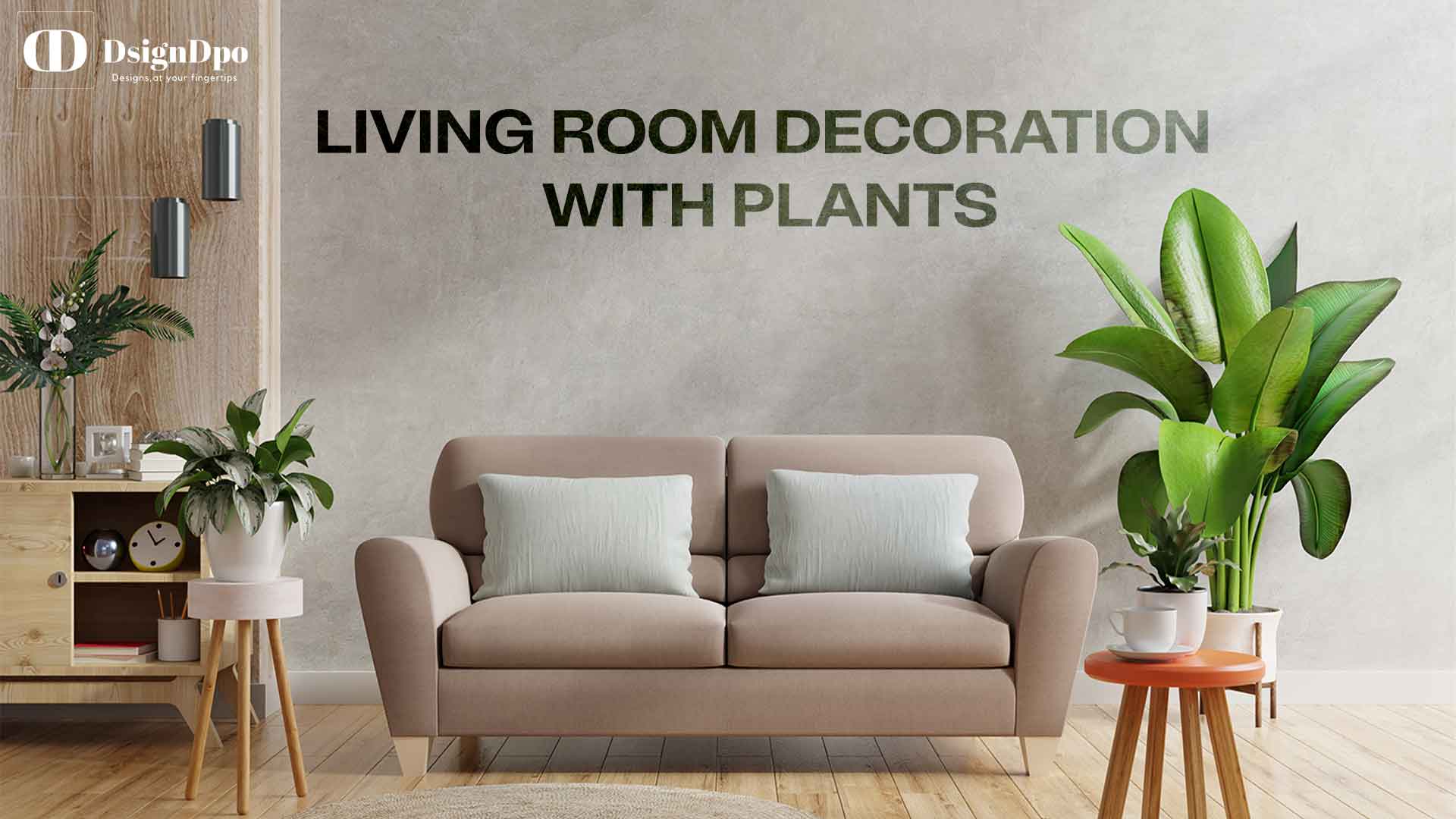 Living Room Decoration With Plants
