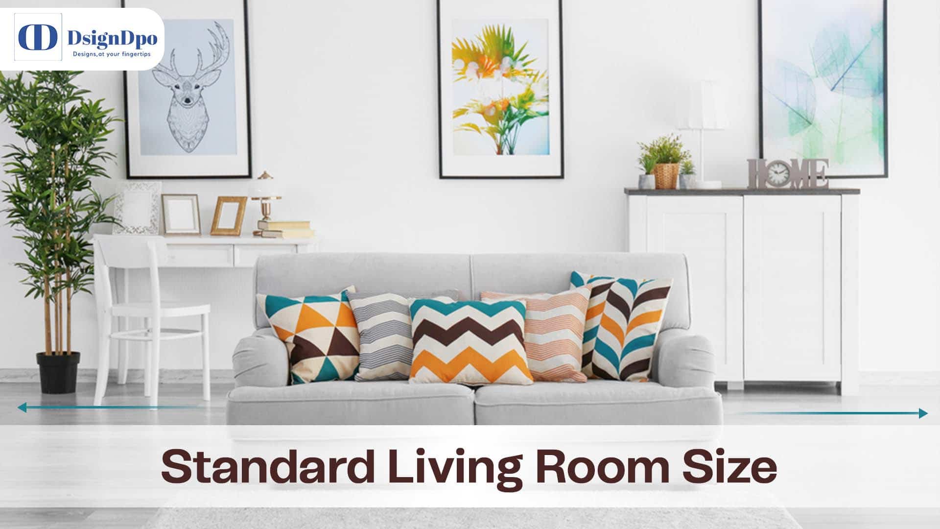 Standard Living Room Size in India