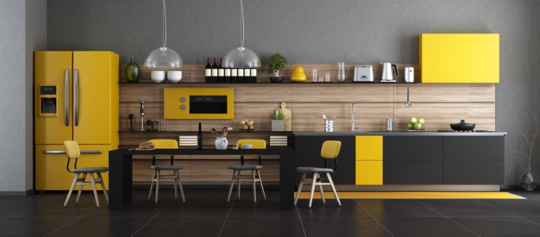 Kitchen With Modern Interior Design