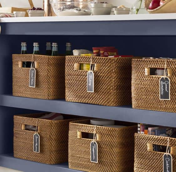 Wicker Basket Drawers