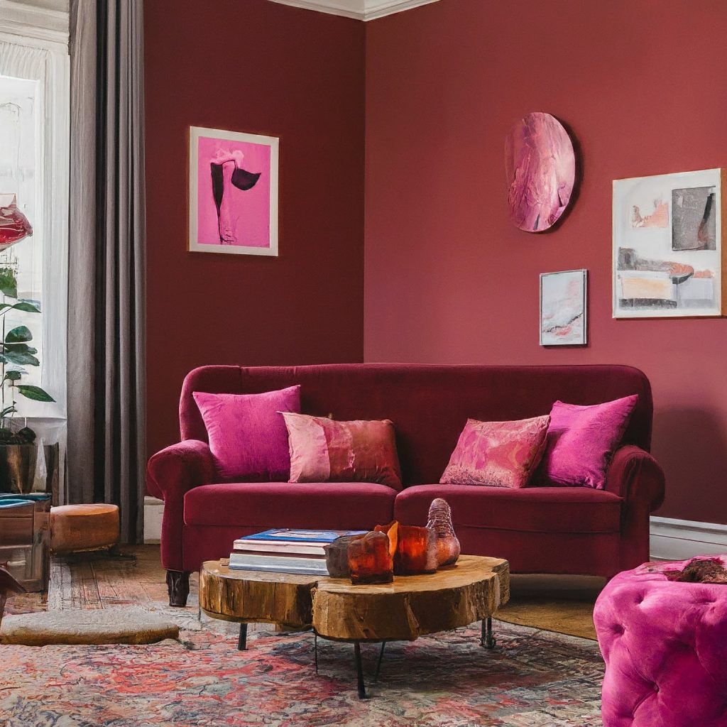 Celebrate the romance of the season with a passionate color palette. Reds, pinks, and deep burgundies may quickly bring warmth and intimacy to your area.